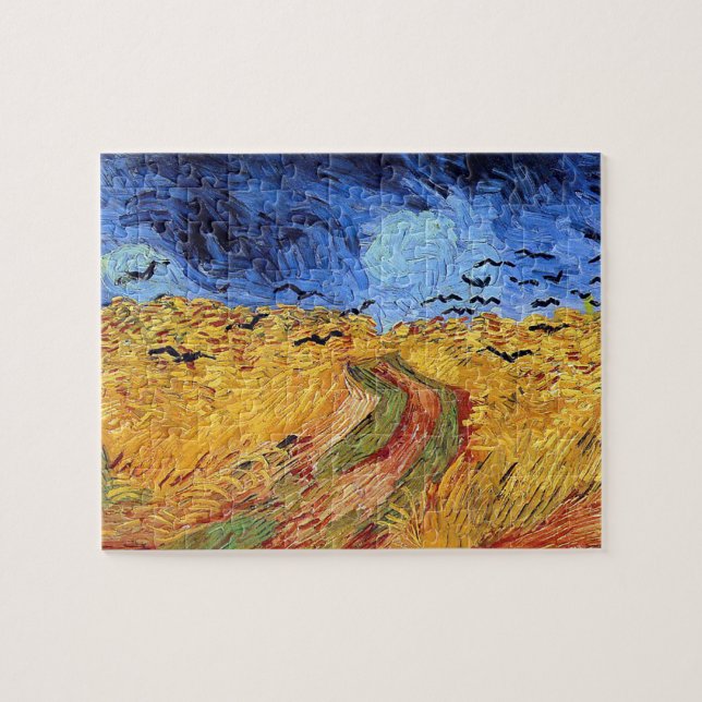 Puzzle Vincent Van Gogh - Champ de blé avec des corbeaux (Horizontal)