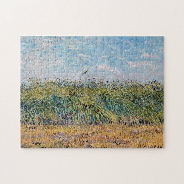 Puzzle Vincent van Gogh - Champ de blé avec une lark (Horizontal)