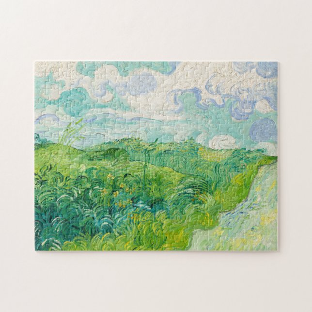 Puzzle Vincent van Gogh - Champ de blé vert, Auvers (Horizontal)