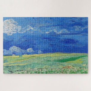 Puzzle Vincent van Gogh - Champs de blé sous des nuages o