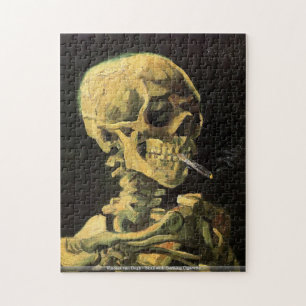 Puzzle Vincent van Gogh - crâne avec la cigarette