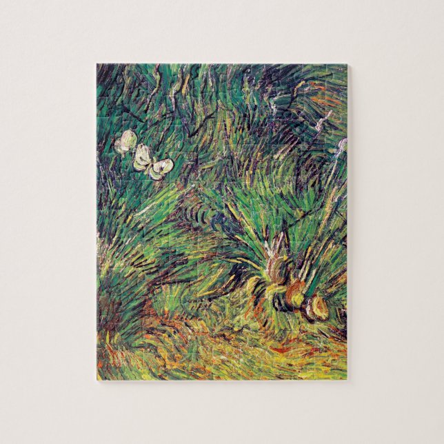 Puzzle Vincent Van Gogh - Deux papillons blancs Beaux-Art (Vertical)