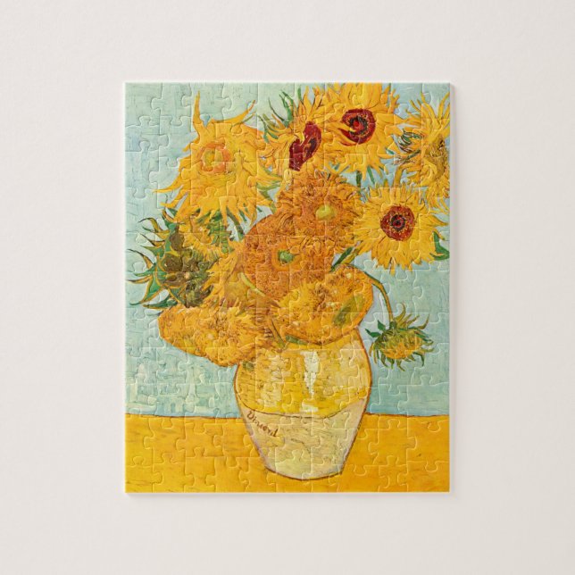 Puzzle Vincent Van Gogh Douze tournesols dans un vase Art (Vertical)