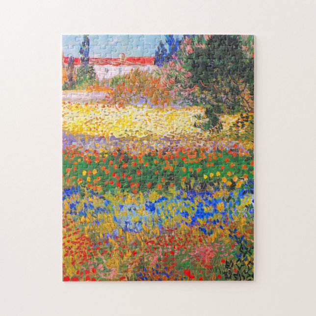 Puzzle Vincent Van Gogh Flower Garden (Vertical)