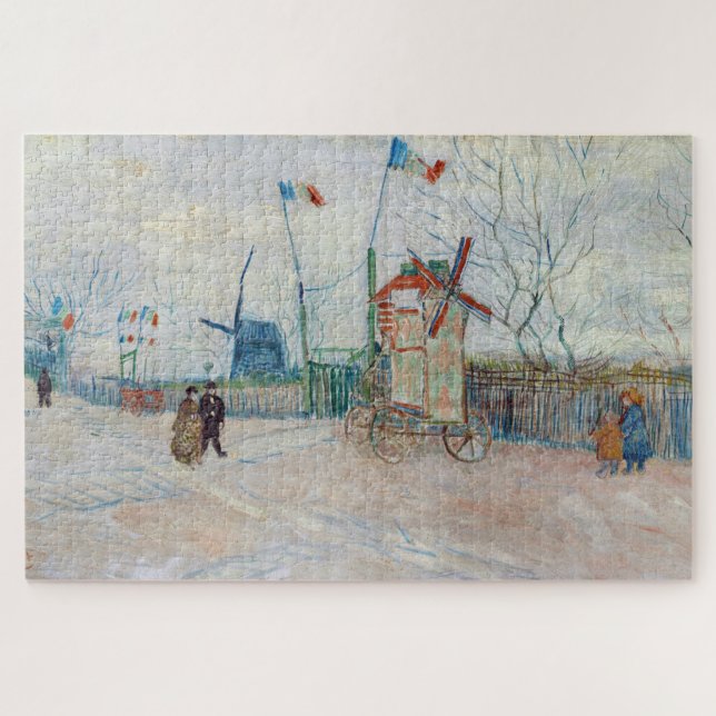 Puzzle Vincent van Gogh - Impasse des Deux Frères (Horizontal)
