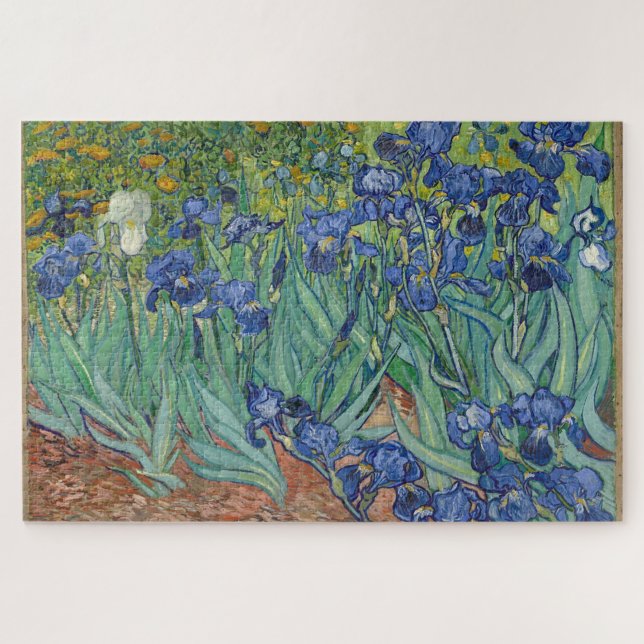 Puzzle Vincent Van Gogh. Irises. (Horizontal)
