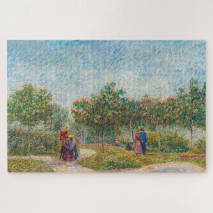Puzzle Vincent van Gogh - Jardin à Montmarte avec les ama