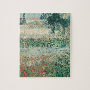 Puzzle Vincent van Gogh  Jardin en fleurs, Arles, 1888