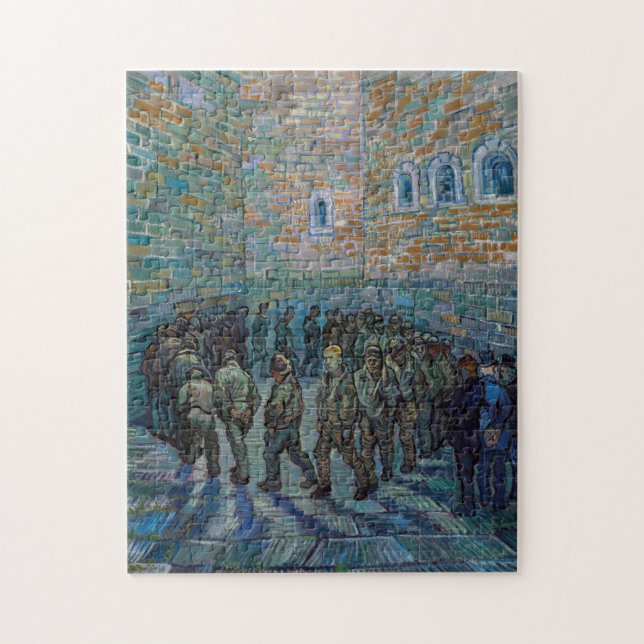 Puzzle Vincent van Gogh - La cour de la prison (Vertical)