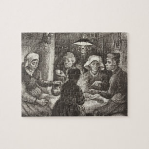 Puzzle Vincent Van Gogh La lithographie des mangeurs de p