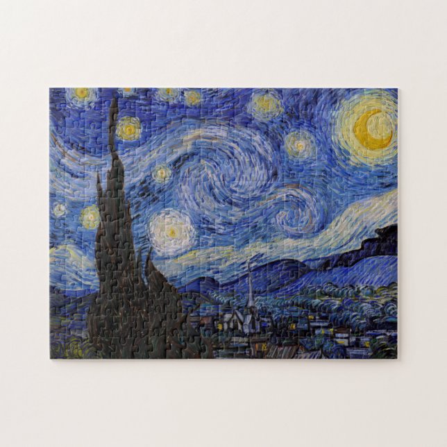 Puzzle Vincent Van Gogh - La nuit étoilée (Horizontal)