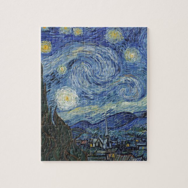 Puzzle Vincent van Gogh| La Nuit étoilée, juin 1889 (Vertical)