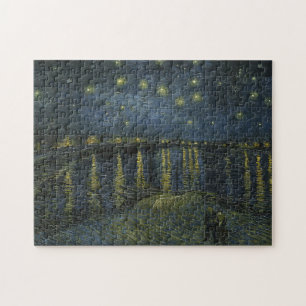Puzzle Vincent Van Gogh, La nuit étoilée sur le Rhône