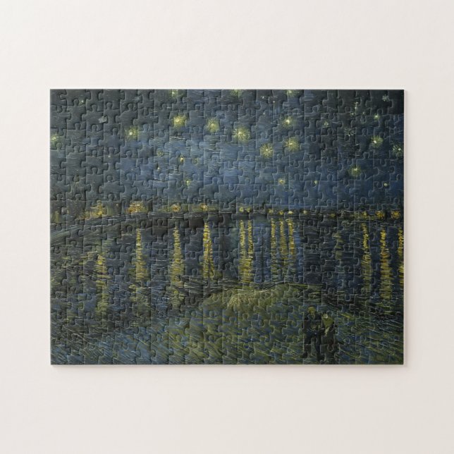 Puzzle Vincent Van Gogh, La nuit étoilée sur le Rhône (Horizontal)