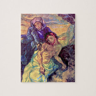 Puzzle Vincent Van Gogh - La Pietà - Jésus et Vierge Mari