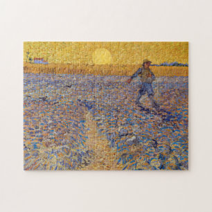 Puzzle Vincent van Gogh - Le Semeur au soleil couchant