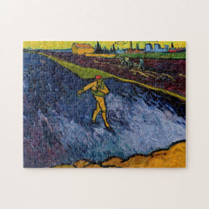 Puzzle Vincent van Gogh - Le Semeur : Banlieue d'Arles
