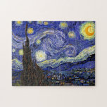 Puzzle Vincent Van Gogh - Le Starry Night Fine Art<br><div class="desc">Vincent Van Gogh's The Starry Night. Huile sur toile de 1889, Starry Night a été peint tandis que Van Gogh était dans l'asile à Saint-Rémy, France, et est considéré comme l'un de ses plus grands chefs-d'oeuvre. Même s'il s'agit d'une scène nocturne, elle a été peinte pendant la journée et représente...</div>