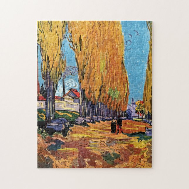 Puzzle Vincent Van Gogh - Les Alyscamps Paysage d'automne (Vertical)