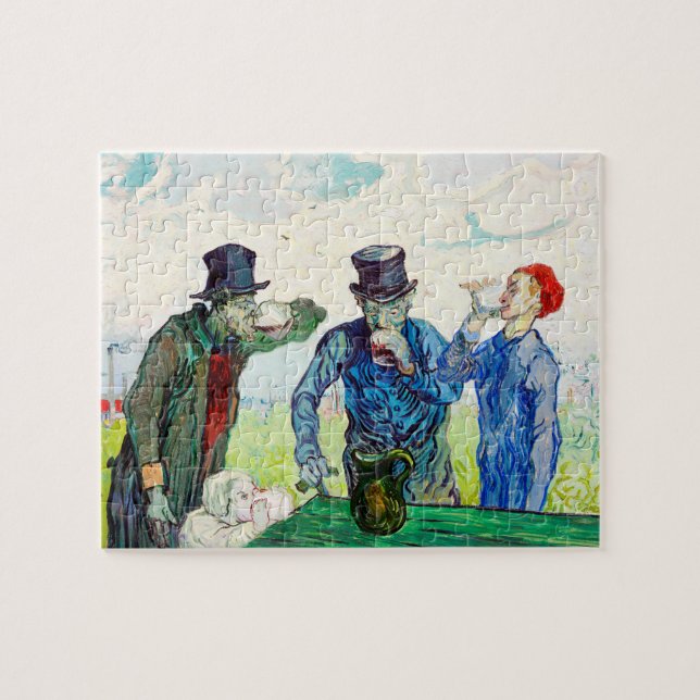 Puzzle Vincent Van Gogh Les Drinkers Art (Horizontal)