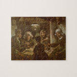Puzzle Vincent van Gogh - Les mangeurs de pommes de terre<br><div class="desc">The Potato Eaters (1885) de Vincent van Gogh est un Post impressionnisme vintage de peinture de la vie quotidienne et est considéré comme l'une des premières grandes oeuvres d'art de van Gogh. Van Gogh a dit qu'il voulait représenter les paysans comme ils étaient vraiment. Il a délibérément choisi des modèles...</div>