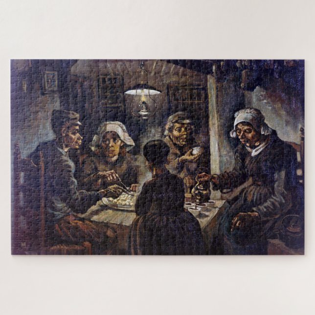 Puzzle Vincent Van Gogh Les mangeurs de pommes de terre A (Horizontal)