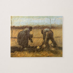 Puzzle Vincent van Gogh - Les paysans plantent des pommes