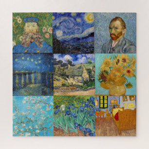 Puzzle Vincent Van Gogh - Masterpieces Patchwork