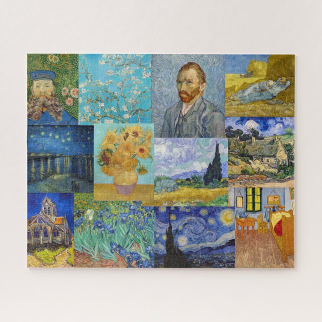 Puzzle Vincent Van Gogh - Masterpieces Patchwork (Horizontal)