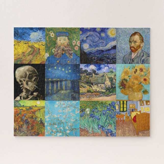 Puzzle Vincent Van Gogh - Masterpieces Patchwork (Horizontal)