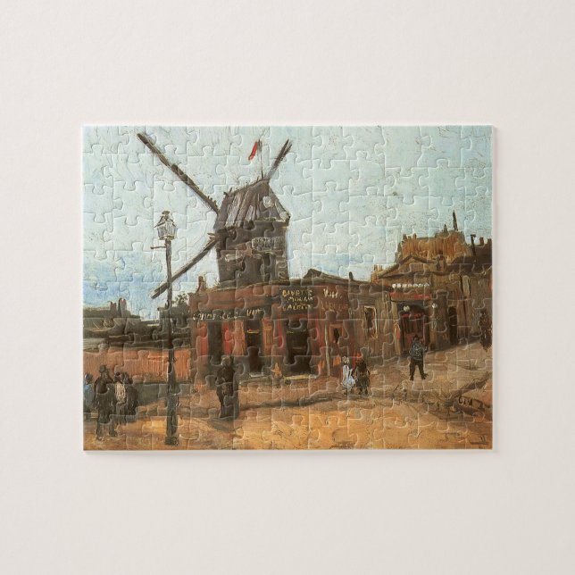 Puzzle Vincent van Gogh - Moulin de la Galette, Moulin à  (Horizontal)