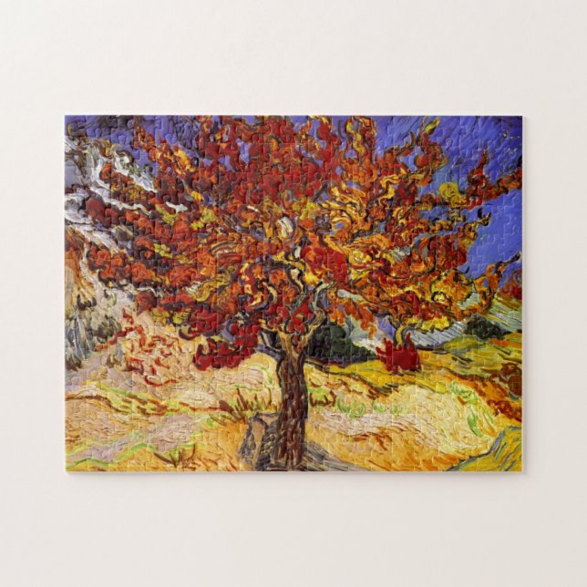 Puzzle Vincent Van Gogh Mulberry Tree Fine Art Painting (Horizontal)