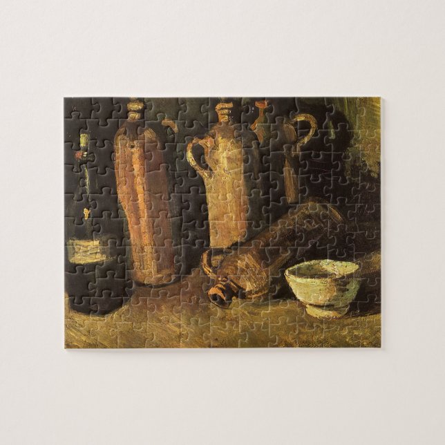 Puzzle Vincent van Gogh - Nature morte avec 4 bouteilles  (Horizontal)