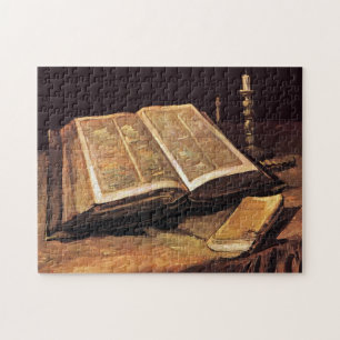 Puzzle Vincent Van Gogh - Nature morte avec Bible