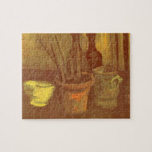 Puzzle Vincent van Gogh - Nature morte Pinceaux dans un p