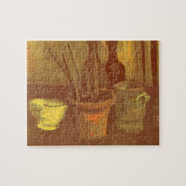 Puzzle Vincent van Gogh - Nature morte Pinceaux dans un p (Horizontal)