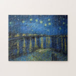 Puzzle Vincent van Gogh - Nuit étoilée sur le Rhône<br><div class="desc">Nuit étoilée sur le Rhône / Nuit étoilée sur le Rhône - Vincent van Gogh,  Huile sur toile,  1888,  Arles</div>