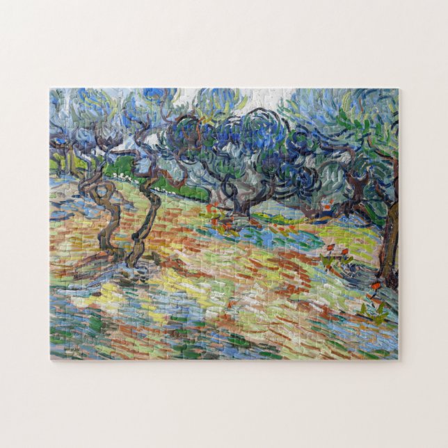Puzzle Vincent van Gogh - Oliviers : Ciel bleu vif (Horizontal)