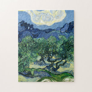 Puzzle Vincent Van Gogh Oliviers Paysage Montagneux