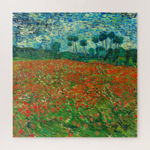 Puzzle Vincent Van Gogh Poppy Field Fine Art