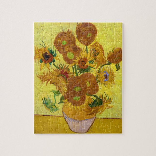 Puzzle Vincent Van Gogh Quinze tournesols dans un vase Ar (Vertical)