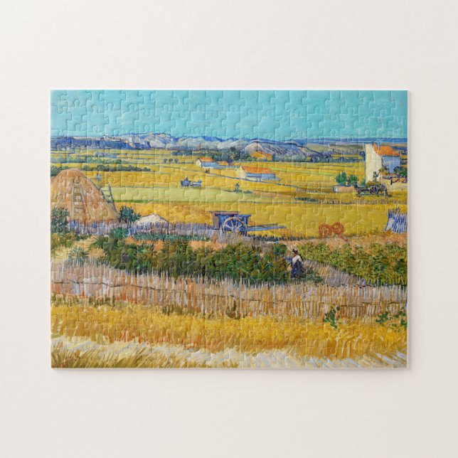 Puzzle Vincent van Gogh - Récolte à La Crau (Horizontal)