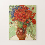 Puzzle Vincent Van Gogh Red Poppies Encore peinture de la<br><div class="desc">C'est la peinture à l'huile "Still Life with Daisies and Poppies" réalisée en 1890 par l'artiste post-impressionniste néerlandais Vincent Willem van Gogh (1853-1890).</div>