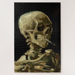 Puzzle Vincent Van Gogh Skeleton avec une cigarette brûla