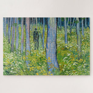 Puzzle Vincent van Gogh - Sous-bois avec deux personnages