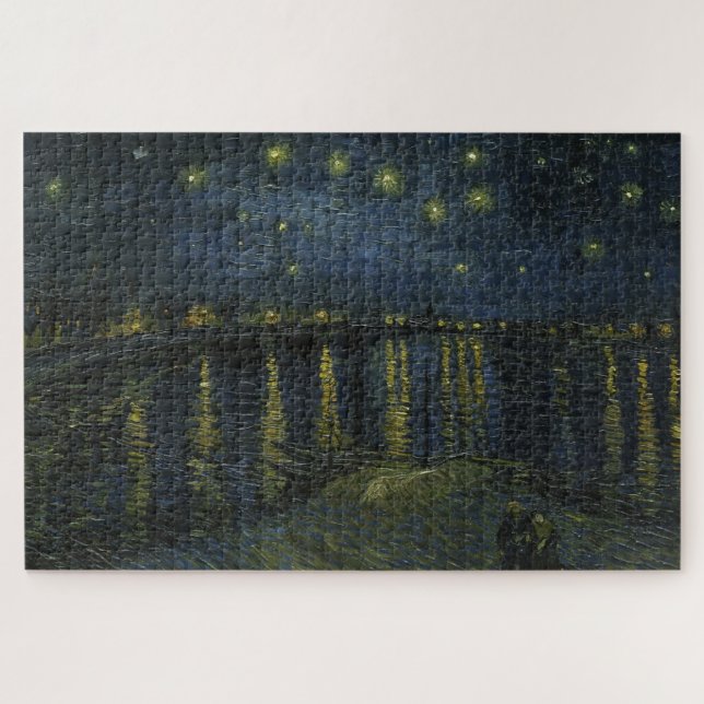 Puzzle Vincent van Gogh - Starry Night on the Rhone (Horizontal)