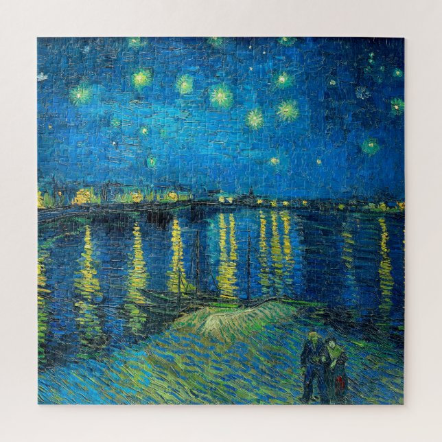 Puzzle Vincent Van Gogh Starry Night Over The Rhone (Vertical)