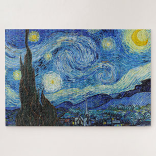 Puzzle Vincent Van Gogh Starry Night Vintage Fine Art
