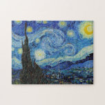 Puzzle Vincent Van Gogh Starry Nuit Vintage Art<br><div class="desc">Vincent Van Gogh Starry Nuit Art Vintage Jigsaw Puzzle Puzzle.</div>