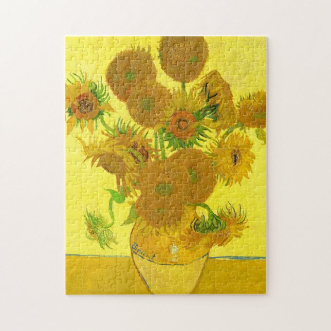 Puzzle Vincent Van Gogh Sunflower pour enfants (Vertical)